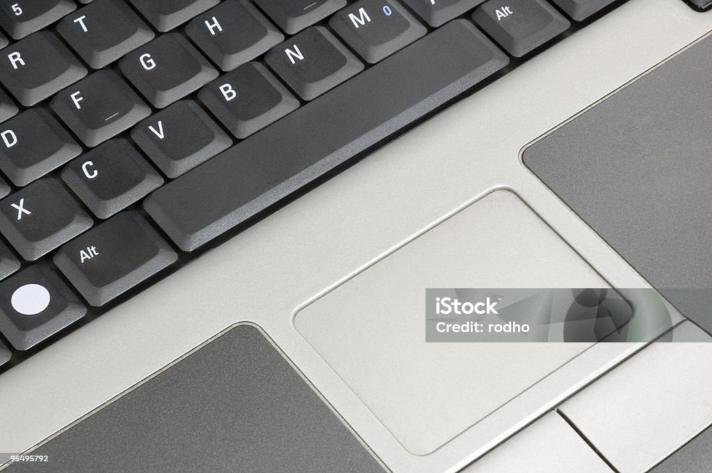 Tastiera e touchpad - Foto stock royalty-free di Alfabeto