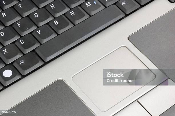Tastiera E Touchpad - Fotografie stock e altre immagini di Alfabeto - Alfabeto, Attrezzatura, Bianco