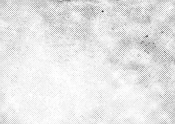 grunge halftone vector cetak latar belakang - tekstur ilustrasi stok