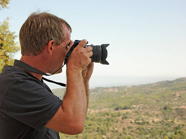 istock Man Taking A Photograph on Vacation 95496514