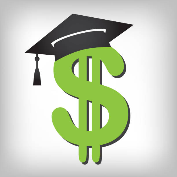 Graduate Student Loan Icon - Student Loan Graphics for Education Financial Aid or Assistance, Government Loans, and Debt Graduate Student Loan Icon - Student Loan Graphics for Education Financial Aid or Assistance, Government Loans, & Debt pics for graduation free stock illustrations