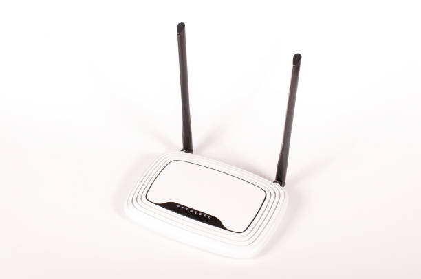 istock Wi-Fi router isolated on the white background 954979920