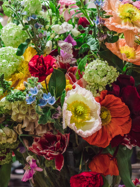 istock Wonderful bouquet of various flowers in full bloom 954983708