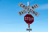 Railway Crossing Sign in New Zealand