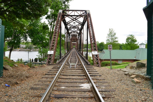 Rail road girder bridge in Augusta Georgia