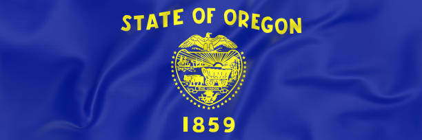 istock Flag of Oregon 955001402