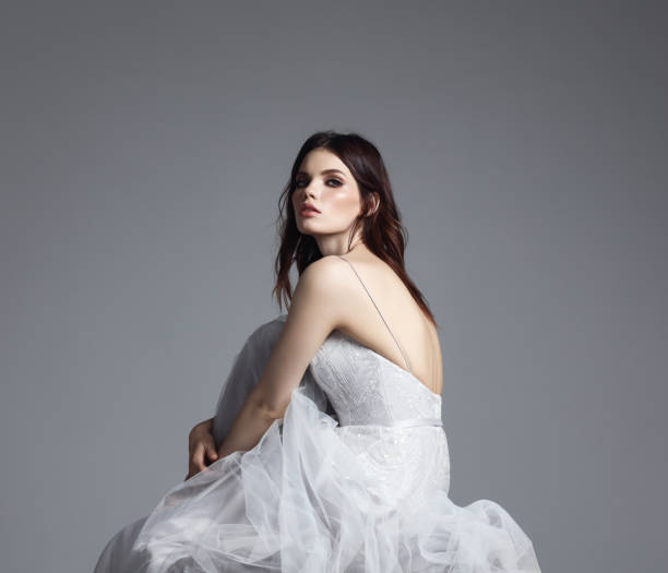 istock Beautiful bride in wedding dress 955005374