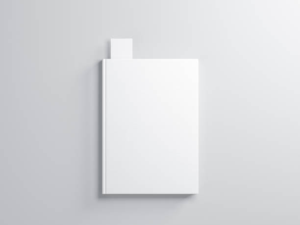 istock White book with Bookmark Mockup on gray background 955007822