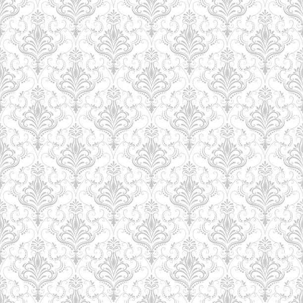 Vector damask seamless pattern background. Classical luxury old fashioned damask ornament, royal victorian seamless texture for wallpapers, textile, wrapping. Exquisite floral baroque template. Vector damask seamless pattern background. Classical luxury old fashioned damask ornament, royal victorian seamless texture for wallpapers, textile, wrapping. Exquisite floral baroque template. rococo stock illustrations