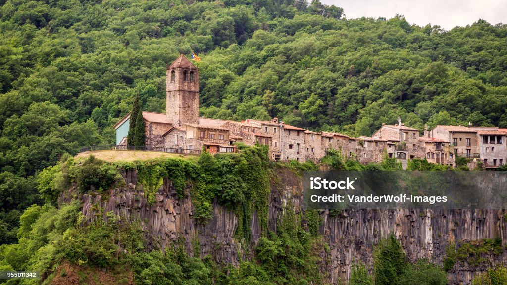 Village Cliff Spain Stock Photo - Download Image Now