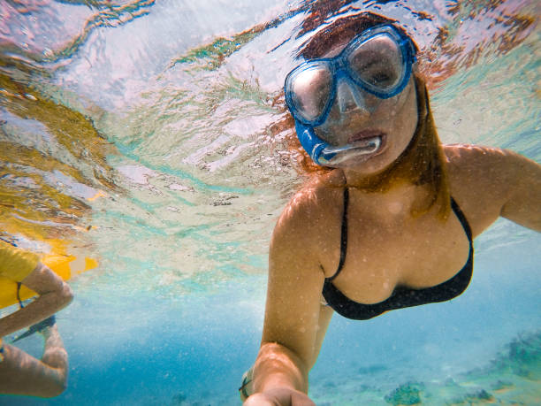 istock Young Women Exploring the Ocean on Vacations 955011390