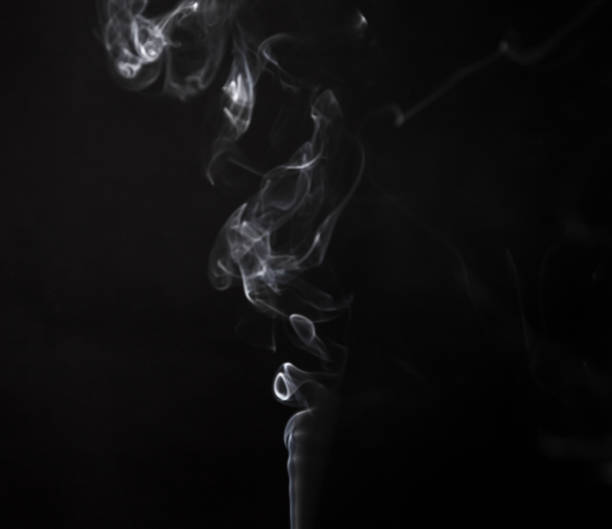 istock White smoke of smoldering aromastick 955014212