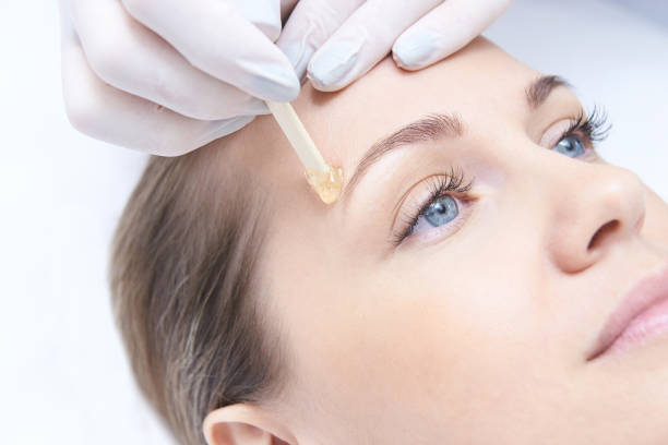 Hair removal. Cosmetic procedure. Beauty and health. Bright skin Hair removal. Cosmetic procedure. Beauty and health. Bright skin. wax photos stock pictures, royalty-free photos & images