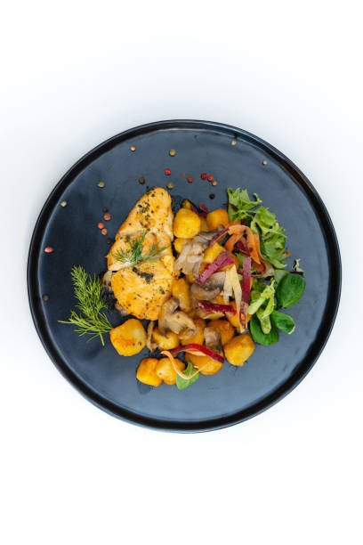 istock Chicken with Lemon Confit Ground Potatoes 955040624