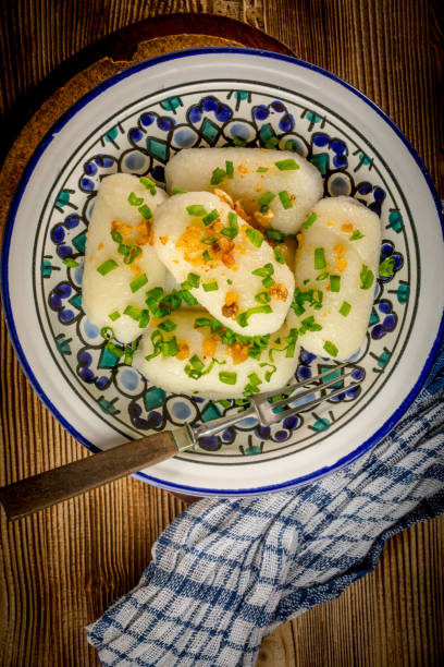 istock Potato dumplings stuffed with minced meat 955040682