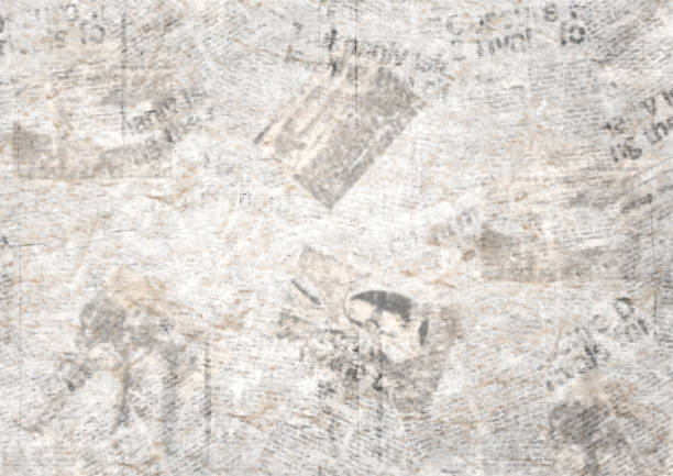 istock Old grunge newspaper collage background 955042240