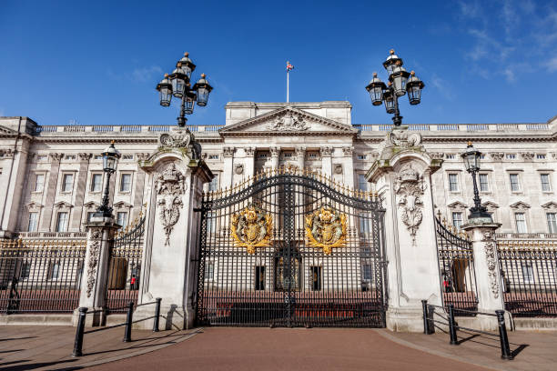Buckingham Palace Front Gates stock photo