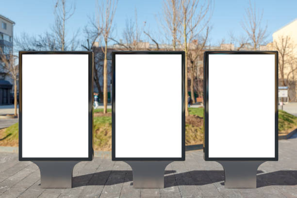 istock Blank street billboard poster stand 955060388
