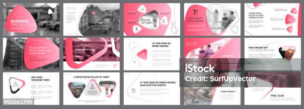 Pink White And Black Infographic Elements Stock Illustration - Download Image Now - Performance, Template, Planning