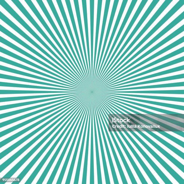 Green Rays Vector Green Abstract Sun Rays Vector Background Stock Illustration - Download ...