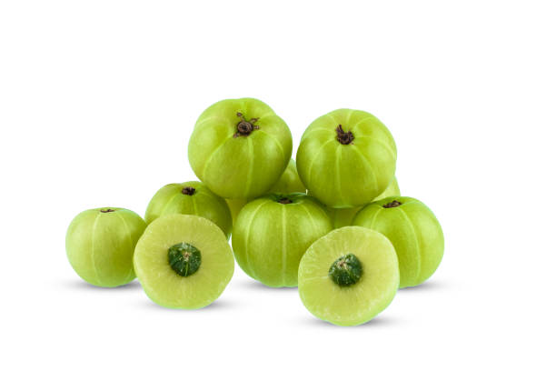istock Indian gooseberry isolated on white background 955066086