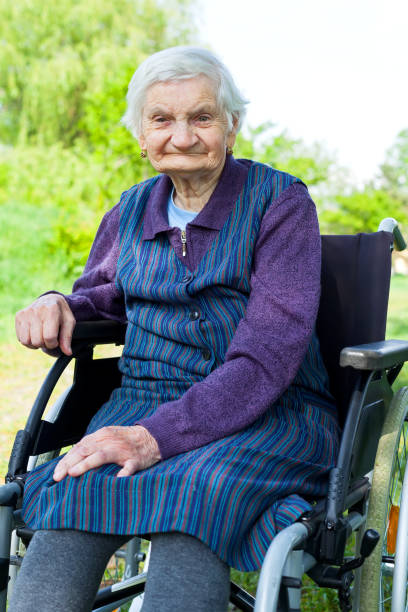 istock Handicapped senior woman 955069866