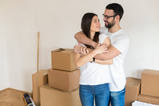 istock Couple in their new home 955078938