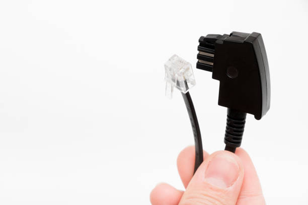 istock Cable with TAE-F to RJ11 connection 955079074