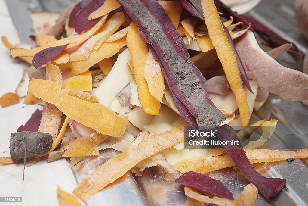 Pele de descascado produtos hortícolas - Royalty-free Amarelo Foto de stock