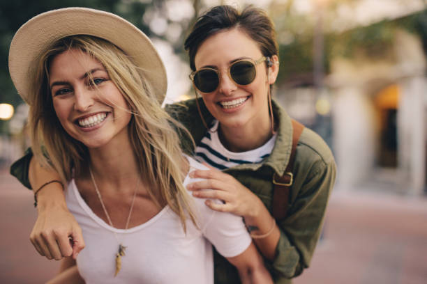istock Best friends having fun outdoors 955085442