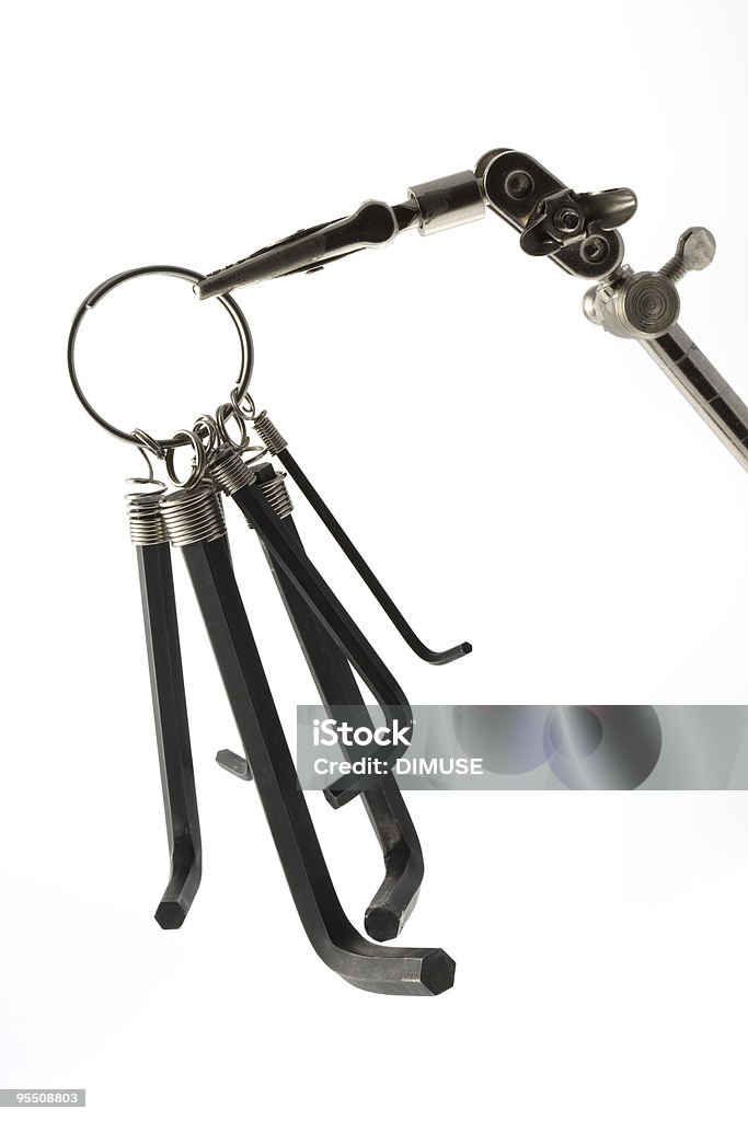 Conjunto de chaves hex - Foto de stock de Antigo royalty-free