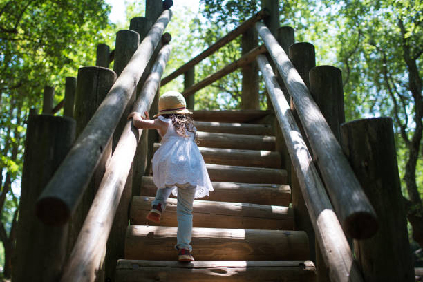 istock Little girl playing with athletics 955088098