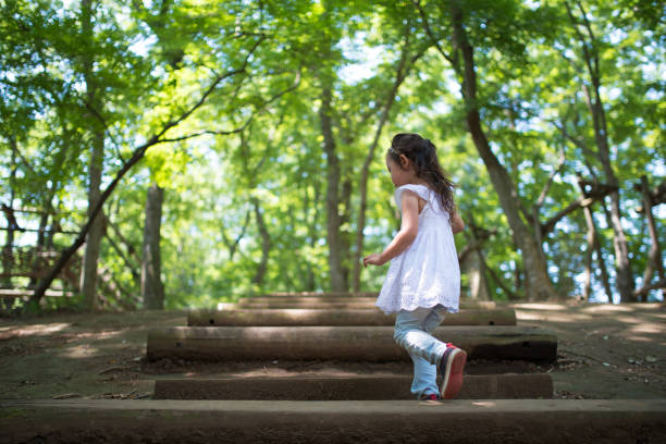 istock Little girl playing with athletics 955088196