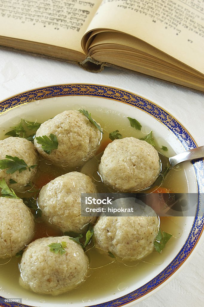Matzo Matzah bolas de sopa - Foto de stock de Alimento básico royalty-free