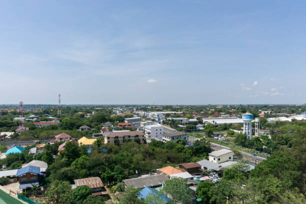 istock top view city khonkean., thailand 955092134