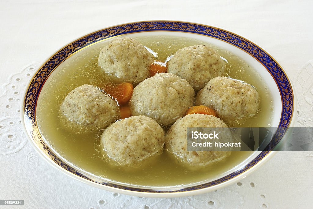 Pão Matzo (Matzah Bolas de sopa - Royalty-free Alimento Básico Foto de stock