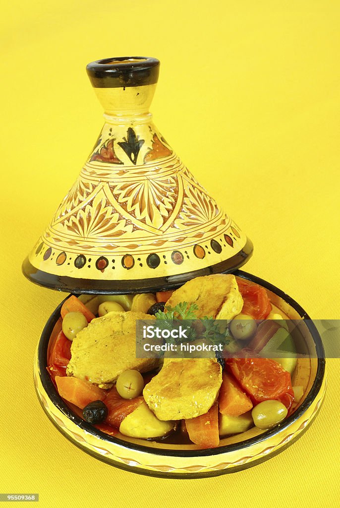 Poulet marocain Tajine - Photo de Afrique du Nord libre de droits