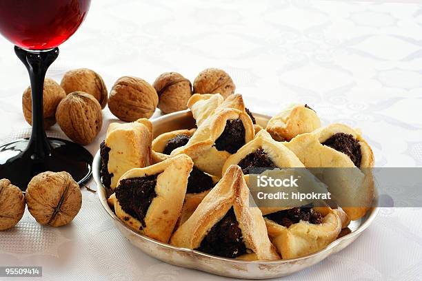 Hamantaschen Stock Photo - Download Image Now - Adar, Alcohol - Drink, Baked