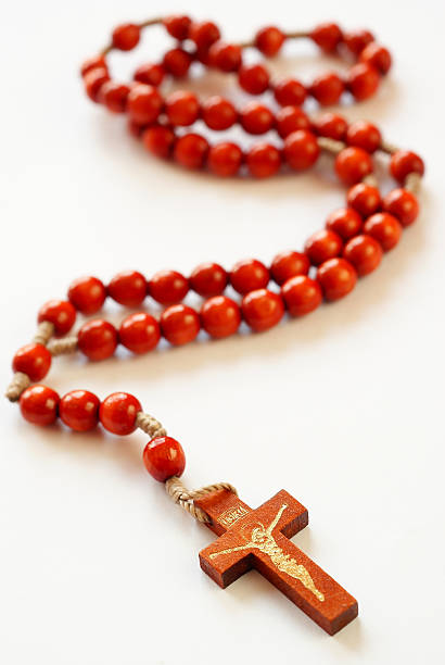 istock Wooden rosary beads 95509612