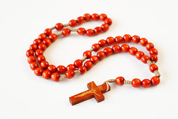istock Wooden rosary beads 95509617