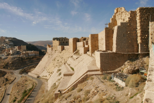 Castillo de Carlos V castle in Fuenterrabia Hondarribia in Gipuzkoa, Guipuzcoa at Basque Country of Spain, Euskadi. Today is a Parador hotel, built in year 1200 used as a fort in 1794 by French troops, restored in 1968.