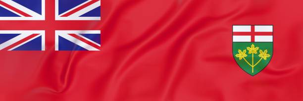 istock Flag of Ontario 955103610