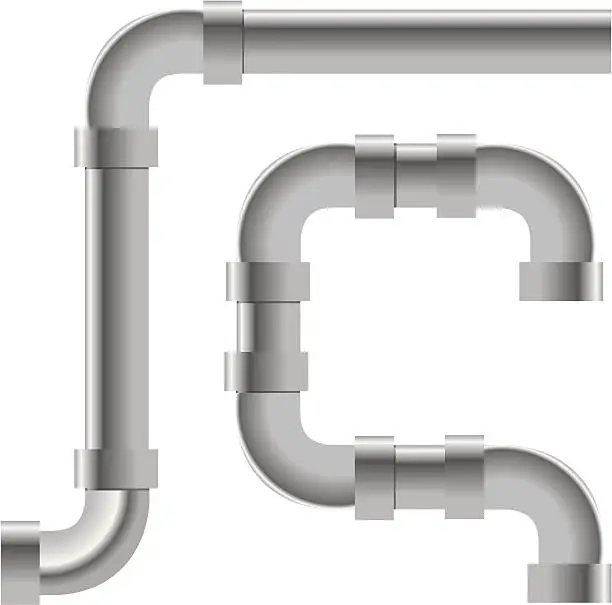 Vector illustration of Pipes