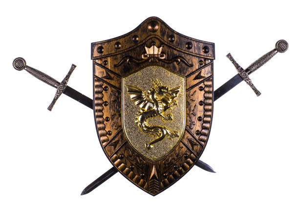 istock swords and shield isolated on white background 955117058