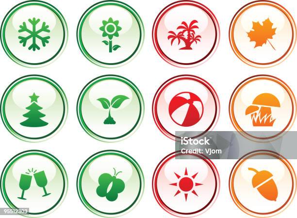 시즌즈 버튼 0명에 대한 스톡 벡터 아트 및 기타 이미지 - 0명, 4가지 개체, 가을