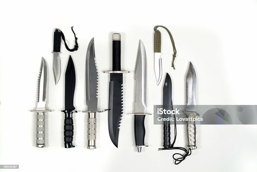 Selezione di coltelli - Foto stock royalty-free di Coltello - Armi