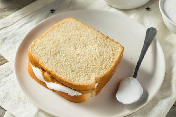 istock Homemade Fluffernutter Marshmallow Peanut Butter Sandwich 955129054