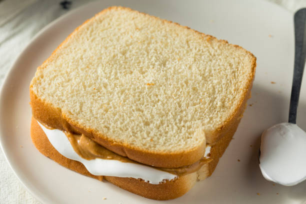 istock Homemade Fluffernutter Marshmallow Peanut Butter Sandwich 955129096