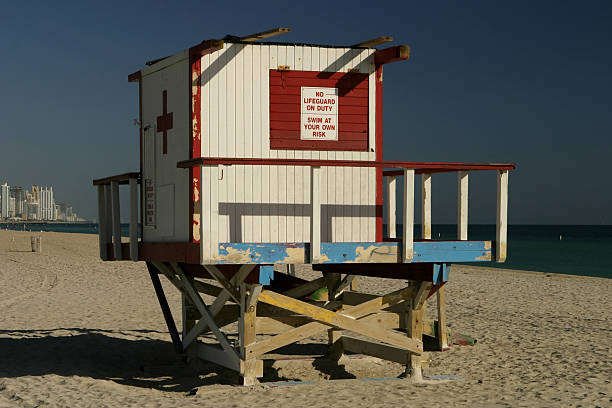 istock Lifeguard Station Closeup 95512998