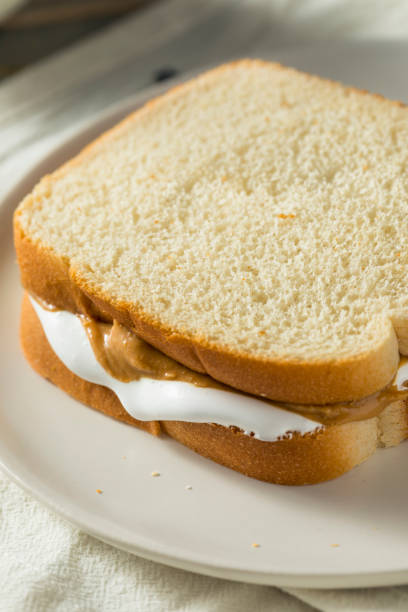 istock Homemade Fluffernutter Marshmallow Peanut Butter Sandwich 955131284